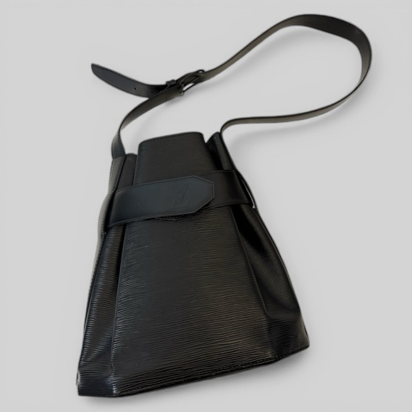 Louis Vuitton Sac de Paul Black Epi Leather Shoulder Bag Vintage LV Noir - Picture 2 of 5